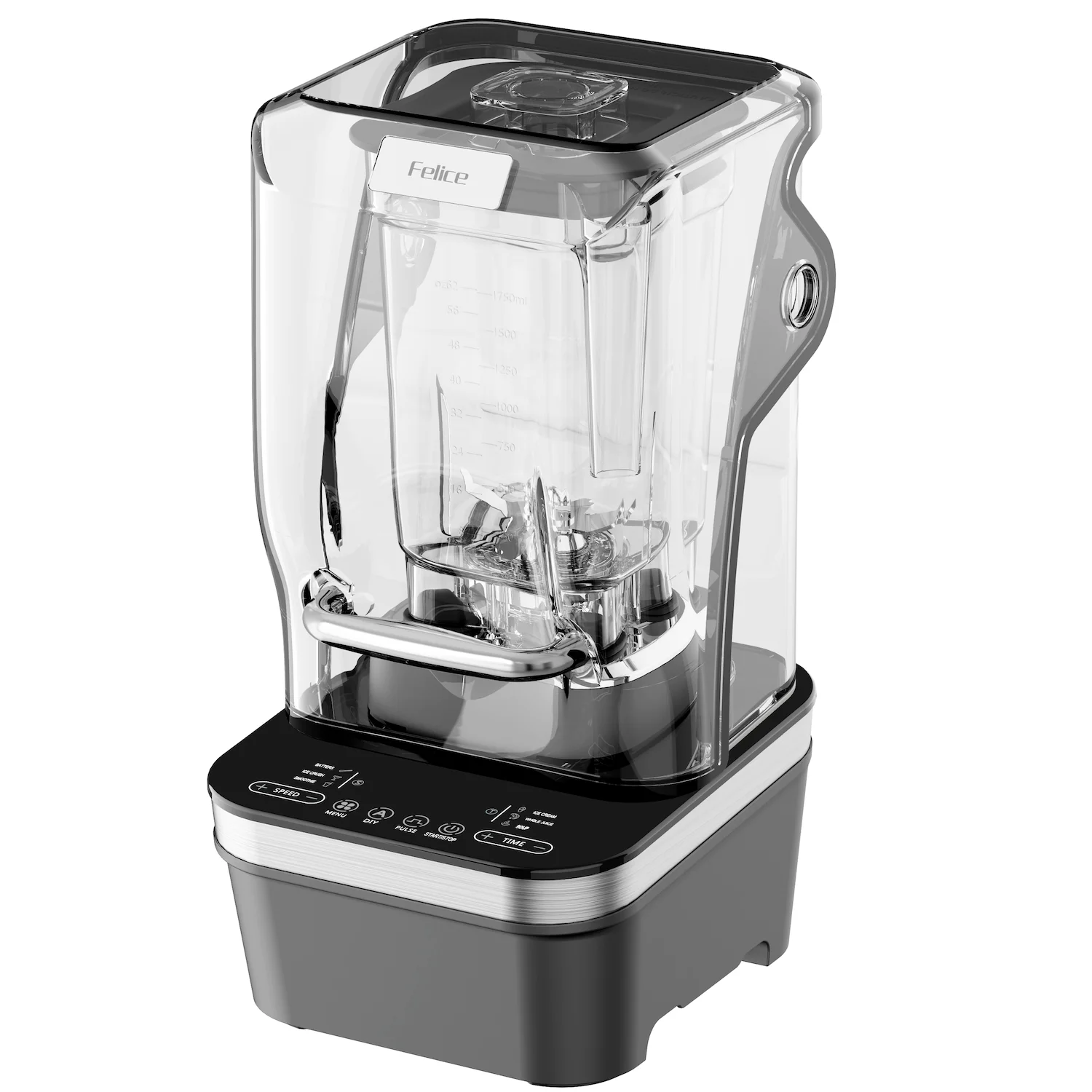 8-Speed Preprogrammed Modes Soundproof Cover Electric Plastic Heavy-Duty Commercial Blender
8-Speed Preprogrammed Modes Soundproof Cover Electric Plastic Heavy-Duty Commercial Blender