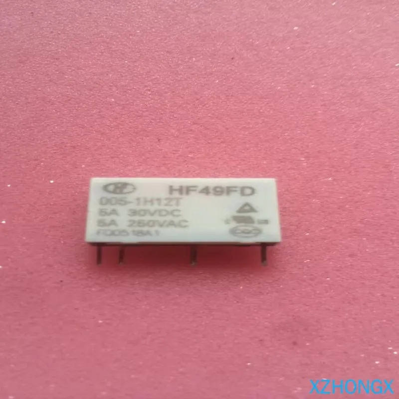 Relay HF49FD 005-1H12 5A 4PIN 5V
Relay HF49FD 005-1H12 5A 4PIN 5V