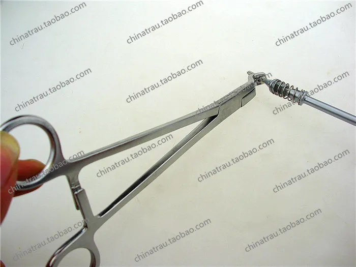 medical reconstruction orthopedic instrument Pelvis 4.0 Cancellous bone screw holder Nail forceps screw Pliers holding forceps
medical reconstruction orthopedic instrument Pelvis 4.0 Cancellous bone screw holder Nail forceps screw Pliers holding forceps