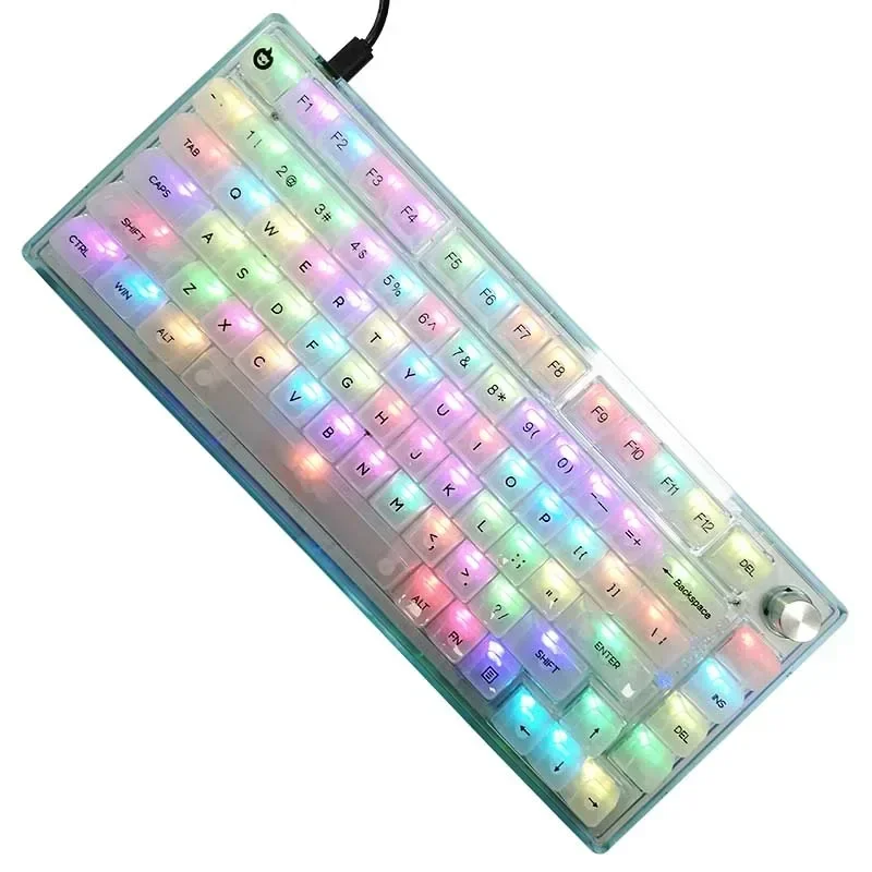 Mechanical Gaming Keyboard Transparent Jelly Switch USB2.0-Type C Wire Removable PC Gamer Hardware RGB Backlit Esport Keyboards
Mechanical Gaming Keyboard Transparent Jelly Switch USB2.0-Type C Wire Removable PC Gamer Hardware RGB Backlit Esport Keyboards