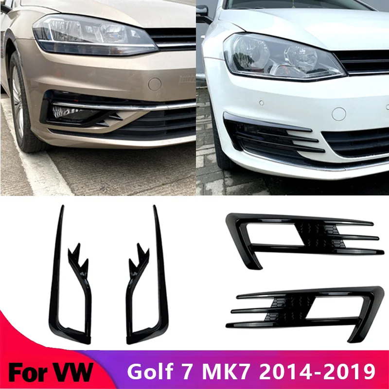 For VW Golf 7 MK7 2014 2015 2016 2017 2018 2019 Front Bumper Fog Light Grilles Refit Fog Lamp Eyebrow Cover Trim Body Kit Tuning
For VW Golf 7 MK7 2014 2015 2016 2017 2018 2019 Front Bumper Fog Light Grilles Refit Fog Lamp Eyebrow Cover Trim Body Kit Tuning