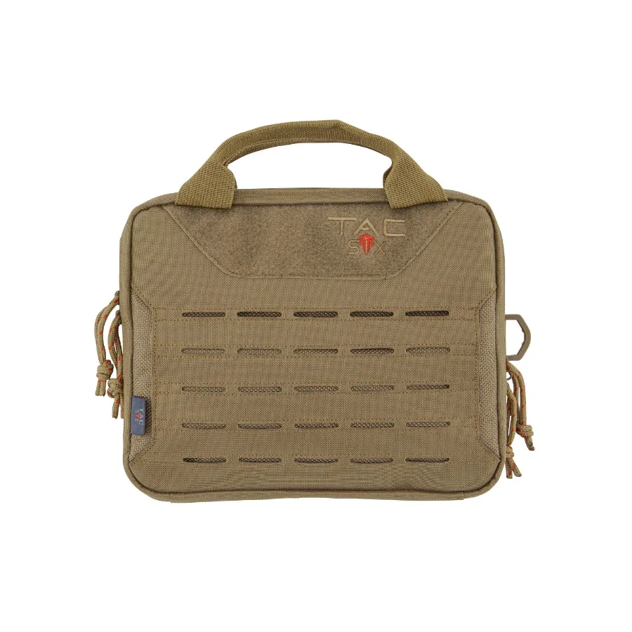 Tac-Six Crew 2-Firearm Case for Tactical Use, 10L x 8W, Coyote Brown, Durable Water-Resistant Nylon with Padded Interior and Qu
Tac-Six Crew 2-Firearm Case for Tactical Use, 10L x 8W, Coyote Brown, Durable Water-Resistant Nylon with Padded Interior and Qu