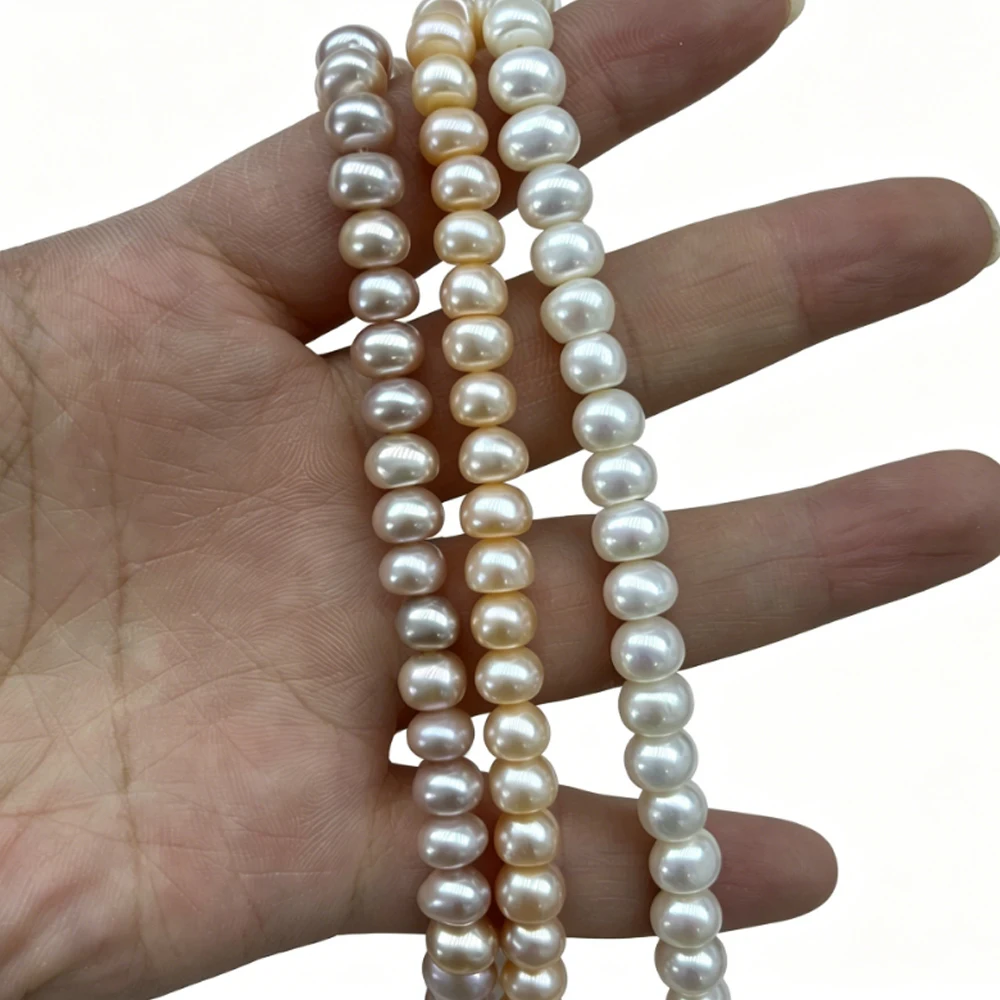 AAAA 7–8mm Bread-shaped Beads Cultured Natural Freshwater Pearls Semi-finished Beads for Jewelry Making DIY Necklaces Bracelets
AAAA 7–8mm Bread-shaped Beads Cultured Natural Freshwater Pearls Semi-finished Beads for Jewelry Making DIY Necklaces Bracelets