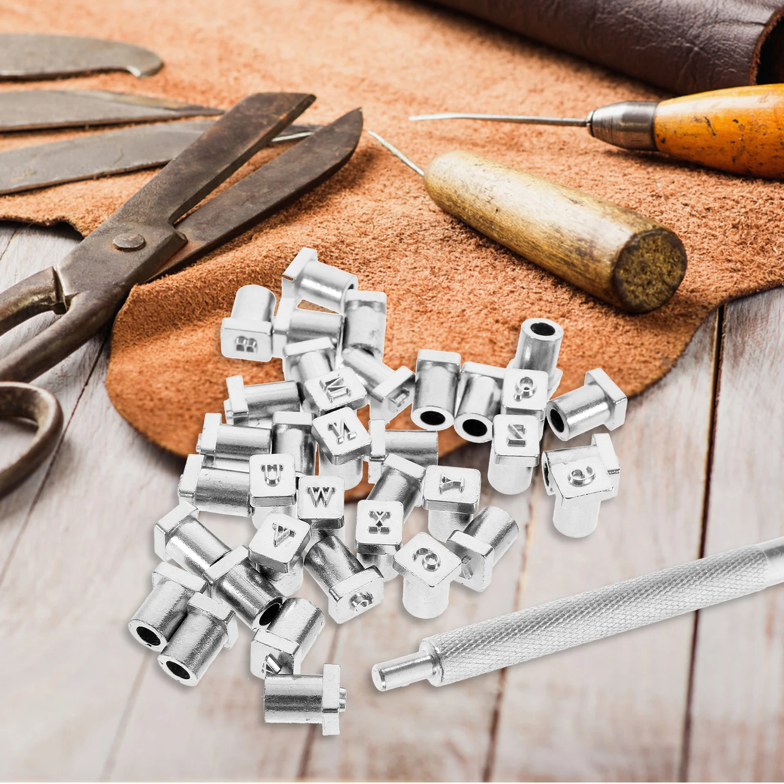 1 set Letter Punch Stamp Set 3 5mm Craft Tools Stamping H Alphabet Number Engraving Shoemaking Wallet Belt Making
1 set Letter Punch Stamp Set 3 5mm Craft Tools Stamping H Alphabet Number Engraving Shoemaking Wallet Belt Making