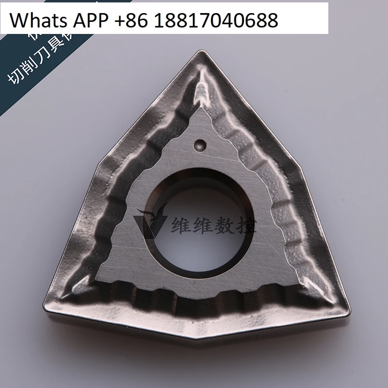 10PCS numerical control insert WNMG080404 MT CT3000 (04 tip) Cermet insert