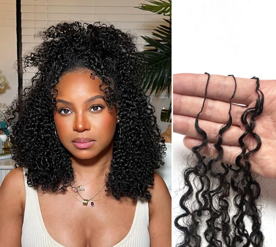 Маленькие кудрявые пучки натуральных волос для наращивания, двойной плотности, бразильские, необработанные, для плетения косичек в стиле бохо, пикси-кудри, для вязания крючком
Маленькие кудрявые пучки натуральных волос для наращивания, двойной плотности, бразильские, необработанные, для плетения косичек в стиле бохо, пикси-кудри, для вязания крючком