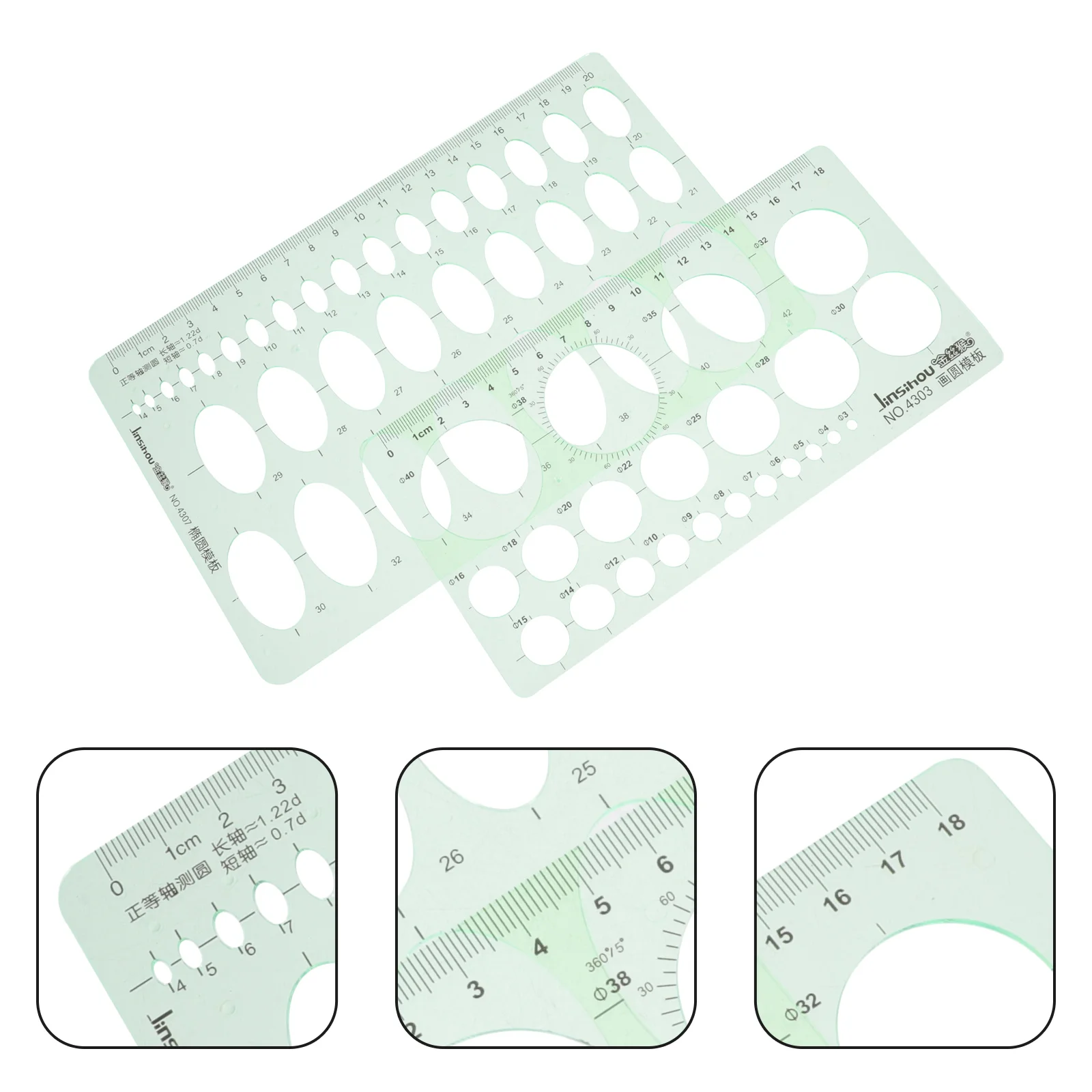 2 Pcs Drawing Measurement Tools Stencils Template For Round Reusable Painting Craft Plastic
2 Pcs Drawing Measurement Tools Stencils Template For Round Reusable Painting Craft Plastic