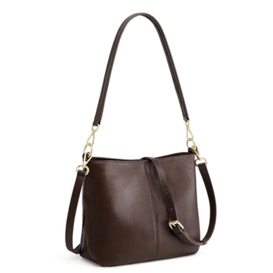 Leather crossbody bags for women: versatile hobo-style handbags with adjustable strap, brown genuine leather, lightweight comfo
Leather crossbody bags for women: versatile hobo-style handbags with adjustable strap, brown genuine leather, lightweight comfo