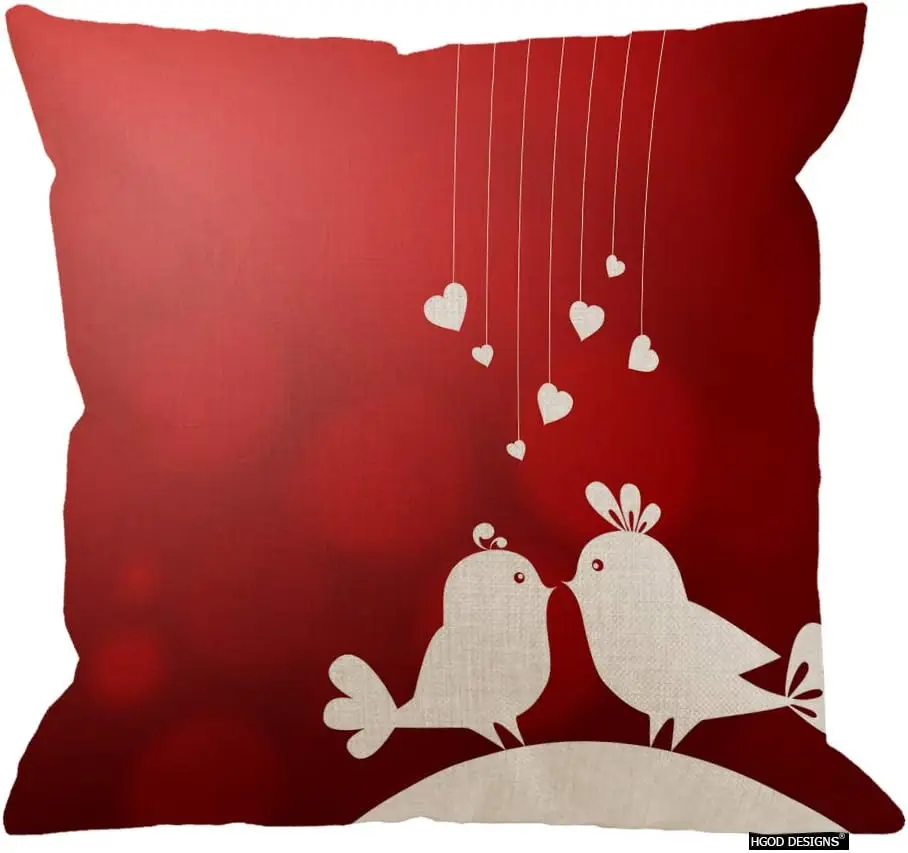 Love Throw Pillow Cushion,Funny Valentines Day Design Two Birds In Love Cotton Linen Polyester Decorative Home Decor Sofa Couch
Love Throw Pillow Cushion,Funny Valentines Day Design Two Birds In Love Cotton Linen Polyester Decorative Home Decor Sofa Couch