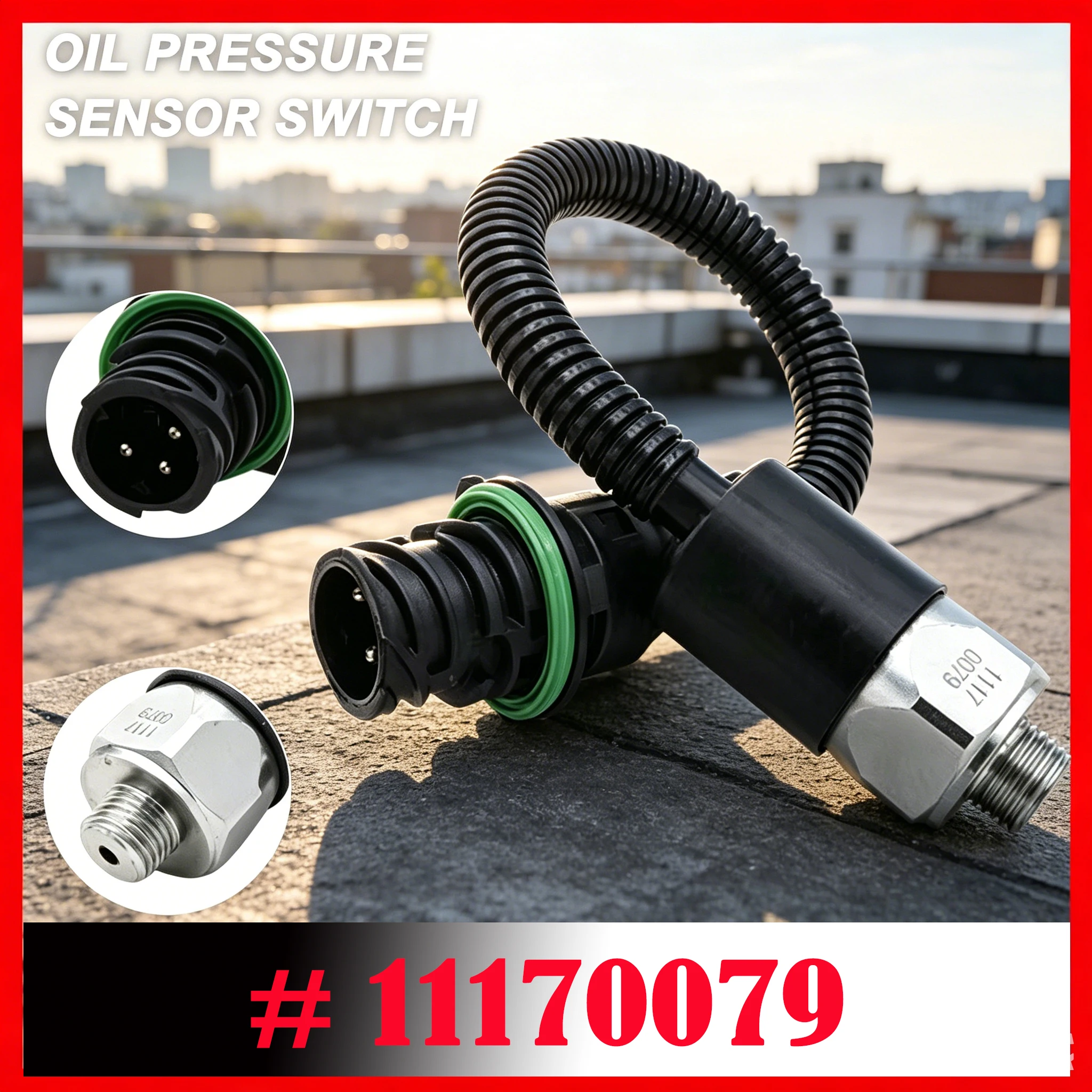 Oil Pressure Sensor Switch VOE11170079 11170079 for Volvo Wheel Loaders L60E L70E L90E L110E L120E L150E L180E L220E SD110B
Oil Pressure Sensor Switch VOE11170079 11170079 for Volvo Wheel Loaders L60E L70E L90E L110E L120E L150E L180E L220E SD110B
