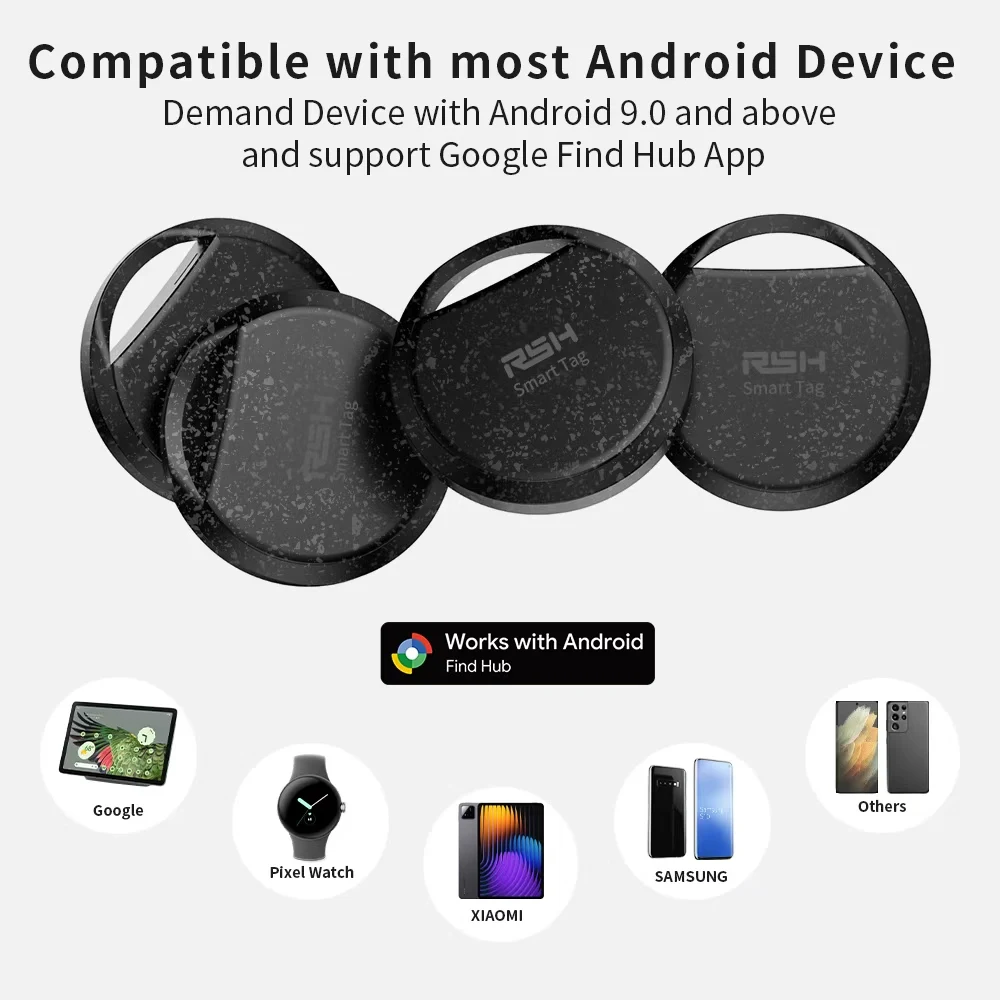 1/ 4 шт. RSH охранный GPS-трекер, камера, локатор посылок, защита от потери багажа, Android смарт-тег, работа с Google's Find Hub для Pixel
1/ 4 шт. RSH охранный GPS-трекер, камера, локатор посылок, защита от потери багажа, Android смарт-тег, работа с Google's Find Hub для Pixel