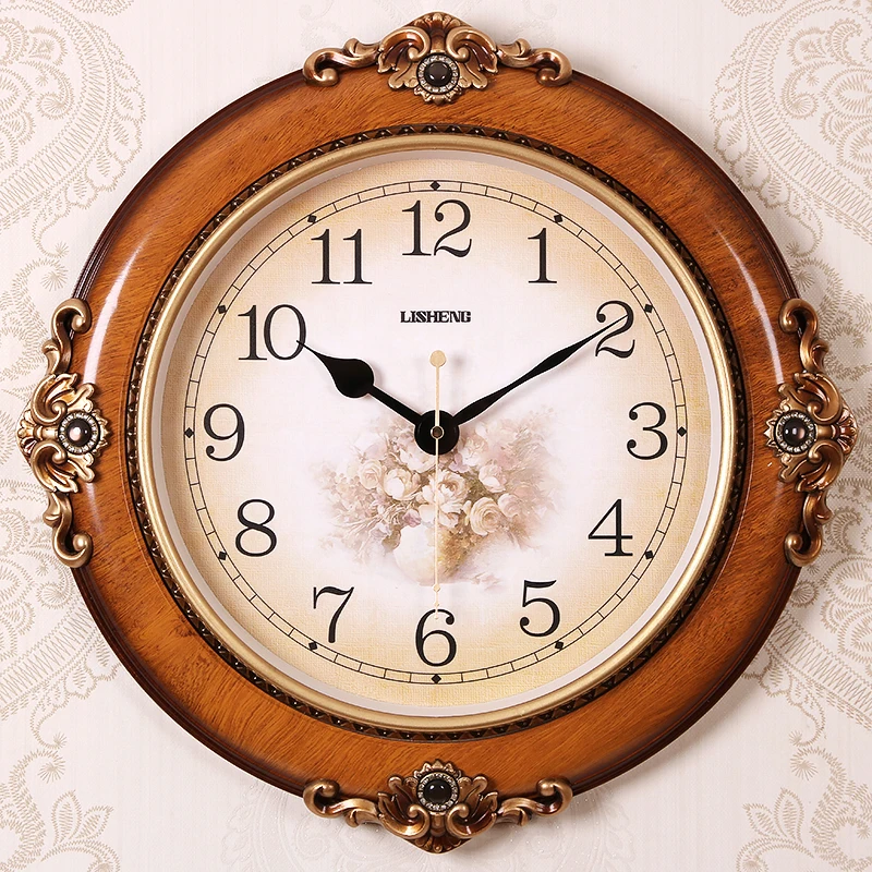 New American watch silent wall clock living room decoration creative watch home European retro clock atmospheric wall clock
New American watch silent wall clock living room decoration creative watch home European retro clock atmospheric wall clock