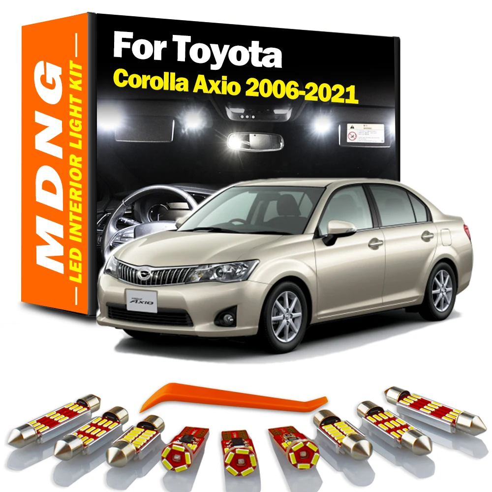 MDNG 8Pcs Canbus LED Interior Light Kit For Toyota Corolla Axio 2006- 2017 2018 2019 2020 2021 Number Plate Map Dome Trunk Bulbs
MDNG 8Pcs Canbus LED Interior Light Kit For Toyota Corolla Axio 2006- 2017 2018 2019 2020 2021 Number Plate Map Dome Trunk Bulbs