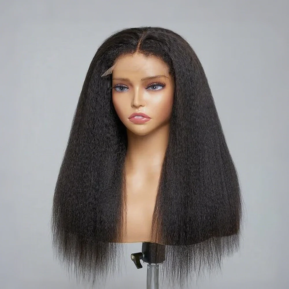 20 Inch Kinky Straight Wig 250% Density Human Hair Wig For Women Yaki Straight 13x4 Lace Front Wig Human Hair Pre Plucked
20 Inch Kinky Straight Wig 250% Density Human Hair Wig For Women Yaki Straight 13x4 Lace Front Wig Human Hair Pre Plucked