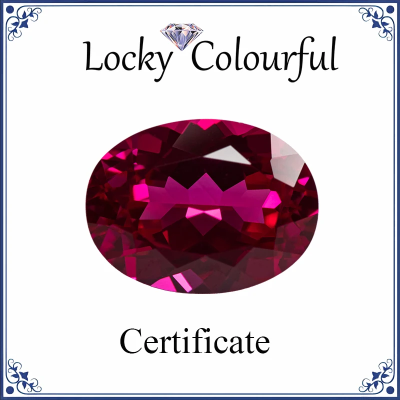 Lab Grown Ruby Oval Shape Top Quality Rubellite Color Charm Beads for Diy Jewelry Making Necklace Selectable AGL Certificate
Lab Grown Ruby Oval Shape Top Quality Rubellite Color Charm Beads for Diy Jewelry Making Necklace Selectable AGL Certificate
