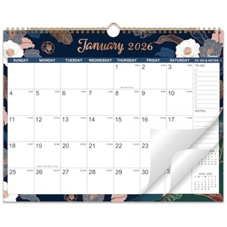 2026 Calendar 2026 Wall Calendar 12 month Jan. 2026 Dec. 2026 11.5'' x 15'' wall calendar 2026 with Hanging Hook+Julian Dates E
2026 Calendar 2026 Wall Calendar 12 month Jan. 2026 Dec. 2026 11.5'' x 15'' wall calendar 2026 with Hanging Hook+Julian Dates E
