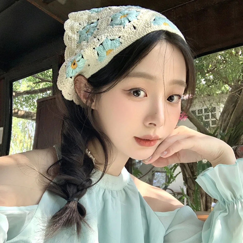 Sweet Hair Band Knitted Headband Floral Bohemian Triangle Turban Hollow Out Ethnic Style Crochet Bandana Girls
Sweet Hair Band Knitted Headband Floral Bohemian Triangle Turban Hollow Out Ethnic Style Crochet Bandana Girls