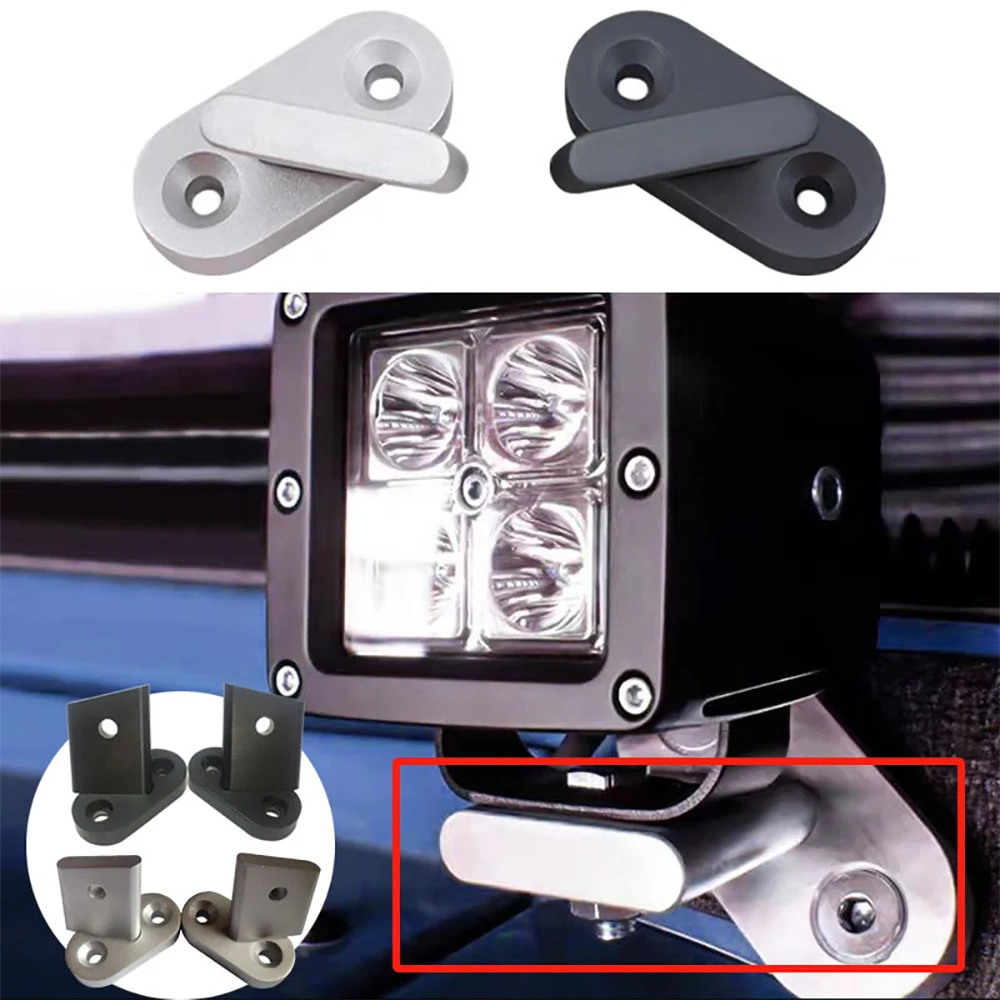Lantsun A01 A-Bracket Aluminum Alloy A-Pillar Light Mounts for Jeep for Wrangler JK07-17, 1-pair
Lantsun A01 A-Bracket Aluminum Alloy A-Pillar Light Mounts for Jeep for Wrangler JK07-17, 1-pair