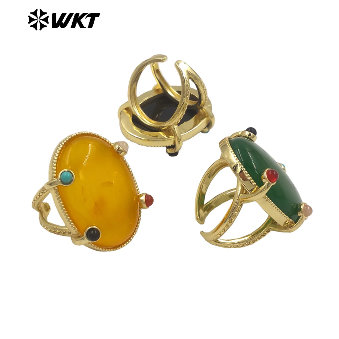 WT-R585 Новейшие позолоченные кольца с натуральными камнями и мелкими вставками, регулируемые, для женщин, ювелирные украшения на Новый год, подарки
WT-R585 Новейшие позолоченные кольца с натуральными камнями и мелкими вставками, регулируемые, для женщин, ювелирные украшения на Новый год, подарки