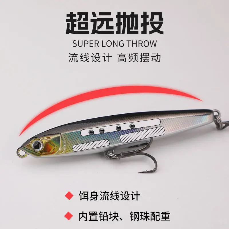 1 Pcs Sinking Pencil Bait 10g 14g 18g Minnow Fishing Hook VIB Steel Ball Wobbler Long Shot Jerkbait Trolling Swimbait Pesca Lure
1 Pcs Sinking Pencil Bait 10g 14g 18g Minnow Fishing Hook VIB Steel Ball Wobbler Long Shot Jerkbait Trolling Swimbait Pesca Lure