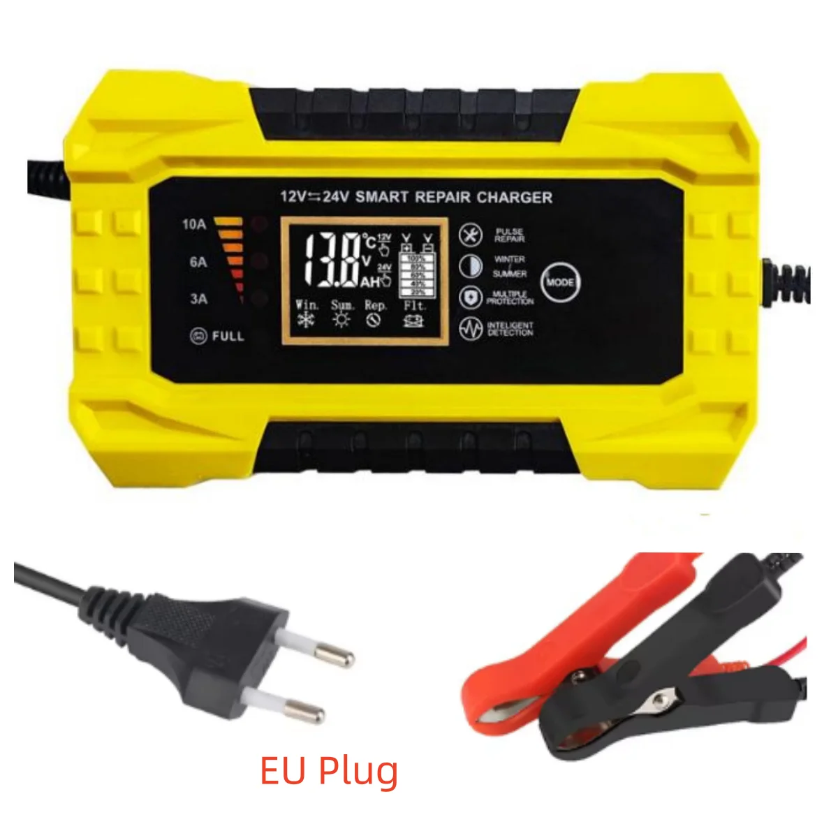 110V/220V Input Car Battery Charger Pulse Repair 24V 5A For Wet Dry Lead Acid Gel Battery 12V 10A
110V/220V Input Car Battery Charger Pulse Repair 24V 5A For Wet Dry Lead Acid Gel Battery 12V 10A