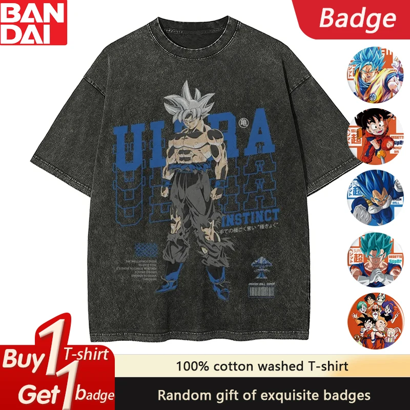 2025 Dragon Ball Animation Summer Cotton Washed Old Short Sleeve T-Shirt American Men's and Women's Retro Top
2025 Dragon Ball Animation Summer Cotton Washed Old Short Sleeve T-Shirt American Men's and Women's Retro Top