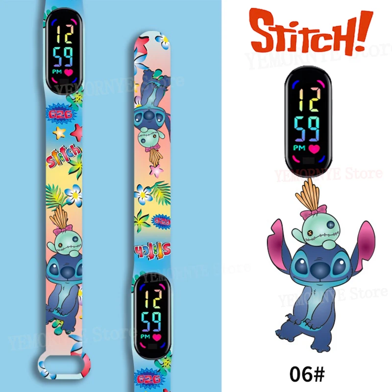 Disney Stitch Digital Kids' Watches Anime Figures LED Touch Luminous kids Sport Wristband Waterproof Digital Watch Birthday Toy
Disney Stitch Digital Kids' Watches Anime Figures LED Touch Luminous kids Sport Wristband Waterproof Digital Watch Birthday Toy
