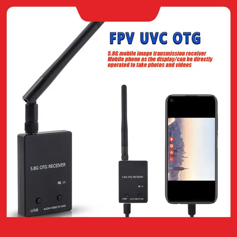 UVC OTG 5.8G 150CH Audio FPV Receiver Plastic Receiver Full Channel For Android Phone Tablet Transmitter RC Drone Parts
UVC OTG 5.8G 150CH Audio FPV Receiver Plastic Receiver Full Channel For Android Phone Tablet Transmitter RC Drone Parts