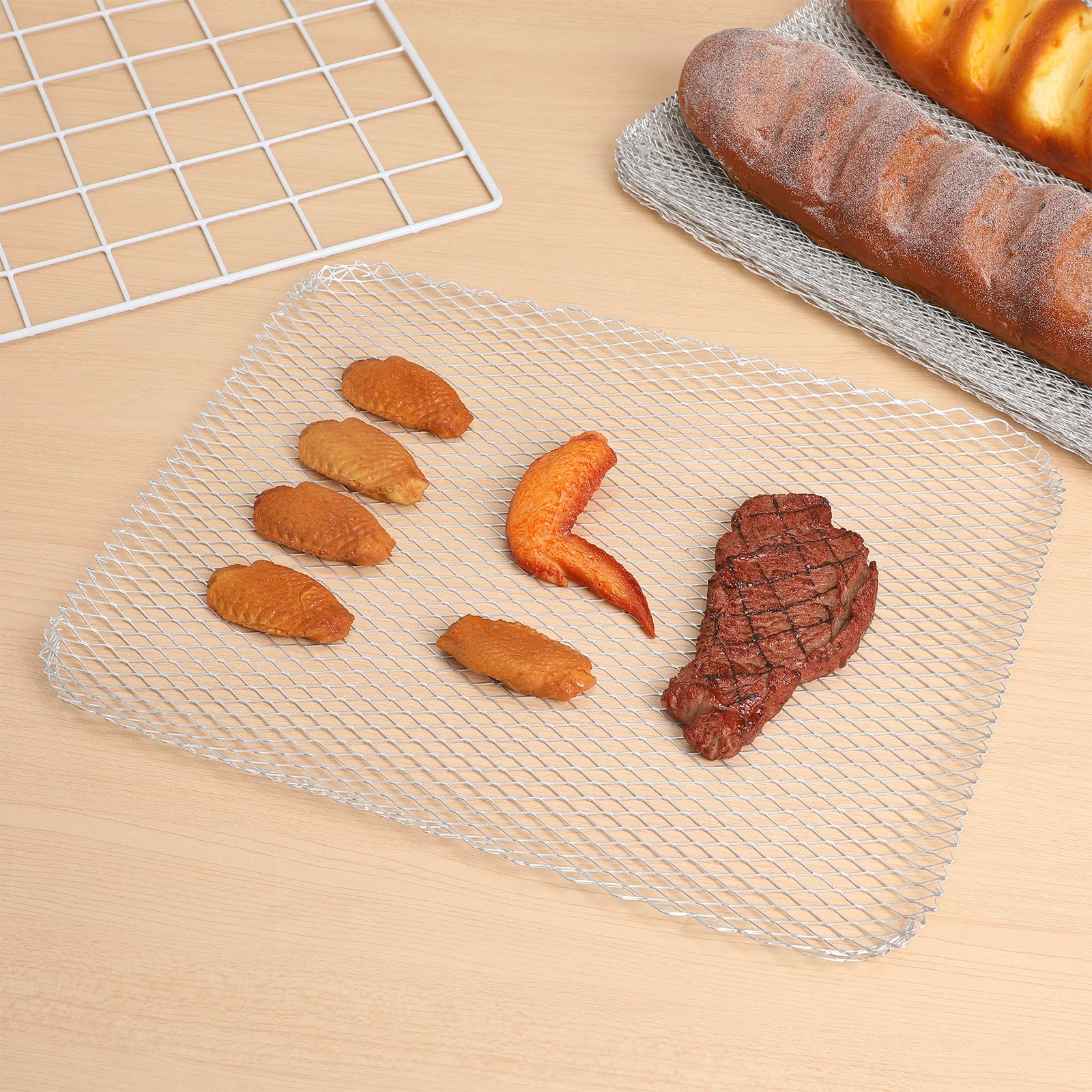 10pcs Disposable Aluminum BBQ Grill Mesh Mats Baking Accessories Outdoor Barbecue Net Pad For Meat Vegetables Fish Safe High
10pcs Disposable Aluminum BBQ Grill Mesh Mats Baking Accessories Outdoor Barbecue Net Pad For Meat Vegetables Fish Safe High