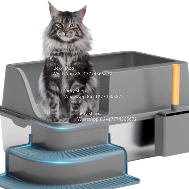 Stainless Steel Cat Litter Box Easy To Wash Non-Stick Bottom Cat Toilet Kitten
Stainless Steel Cat Litter Box Easy To Wash Non-Stick Bottom Cat Toilet Kitten