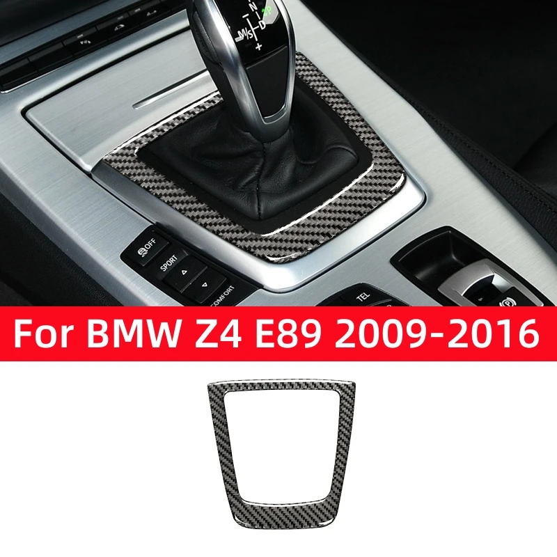 For BMW Z4 Series E89 2009-2016 Car Accessories Carbon Fiber Interior Car Gear Panel Trim Cover Frame Decoration Stickers
For BMW Z4 Series E89 2009-2016 Car Accessories Carbon Fiber Interior Car Gear Panel Trim Cover Frame Decoration Stickers