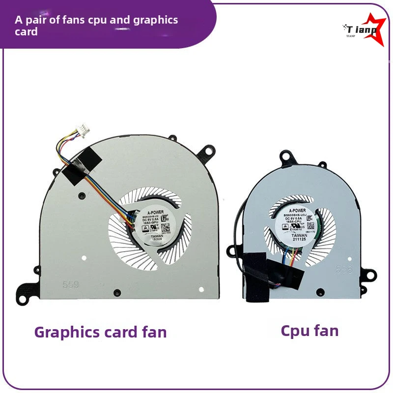 New Original CPU GPU Cooling Fan for MSI Prestige15 A12UC UD A12SC MS-16S8 Laptop Replacement
New Original CPU GPU Cooling Fan for MSI Prestige15 A12UC UD A12SC MS-16S8 Laptop Replacement