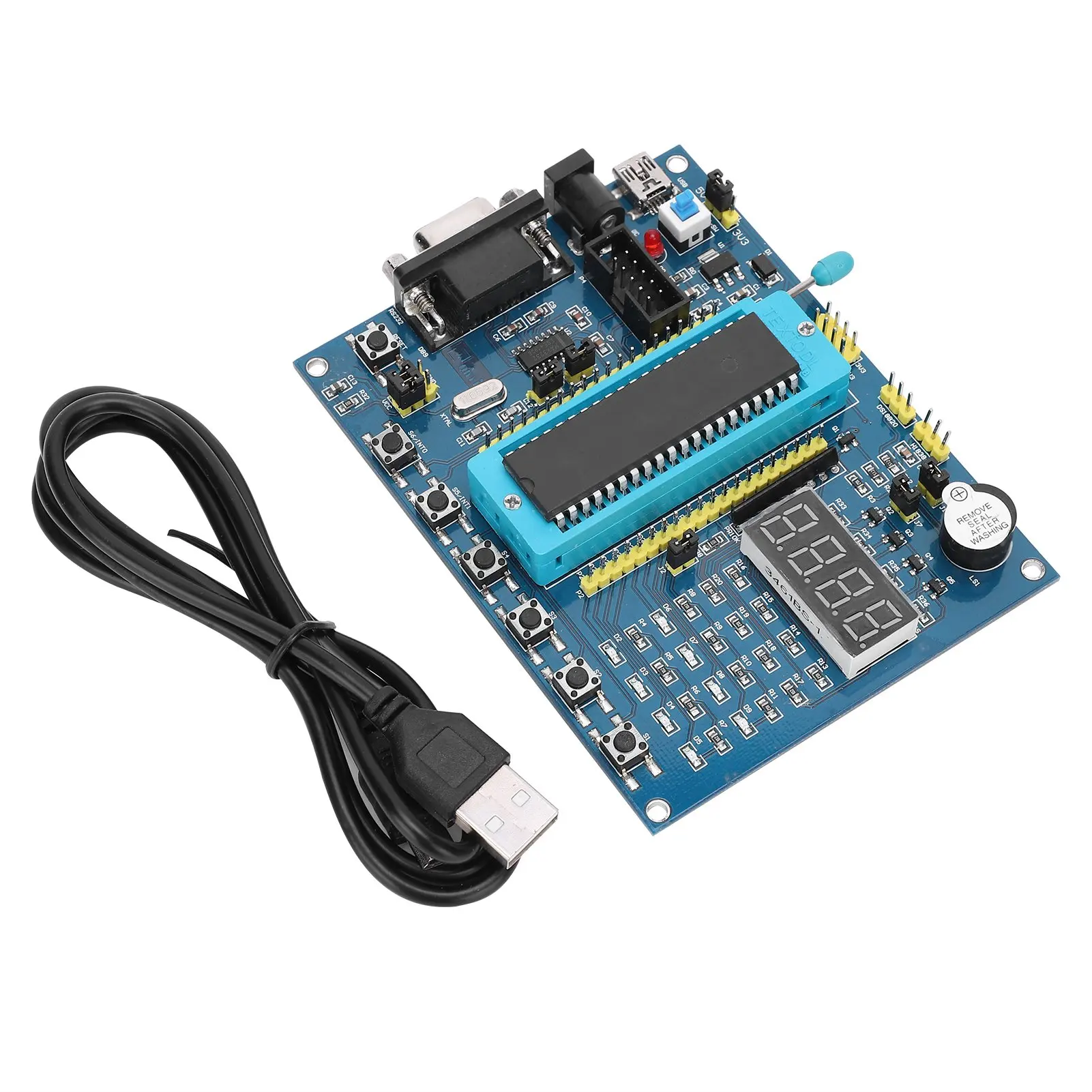 Development Board 51 Microcomputer Module Electronic Component AVR 51 STC89C52RC 3‑5V
Development Board 51 Microcomputer Module Electronic Component AVR 51 STC89C52RC 3‑5V
