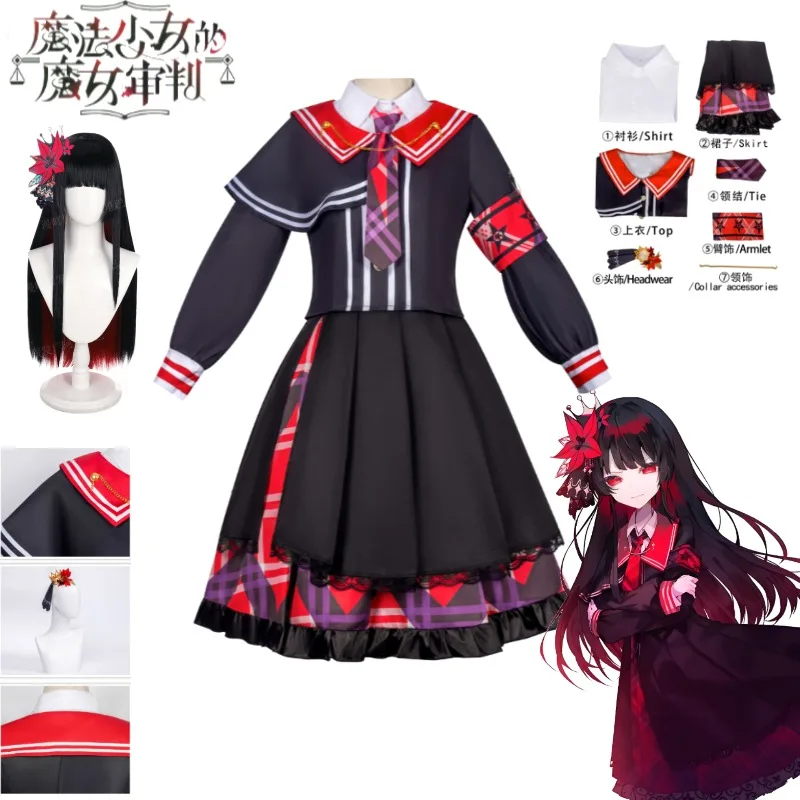 Magical Girl Witch Trials Nikaido Hiro Cosplay Costume Anime JK Uniform Jacket Skirt Full Set with Armband for Cosplay Party
Magical Girl Witch Trials Nikaido Hiro Cosplay Costume Anime JK Uniform Jacket Skirt Full Set with Armband for Cosplay Party