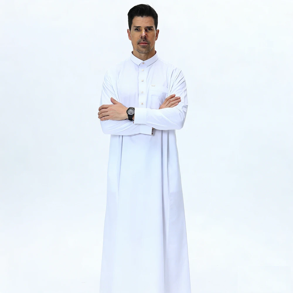 Eid Dubai Men Robes Jubba Thobe Saudi Arabic Long Abaya Turkey Kaftan Muslim Dress Daffah Dishdasha Traditional Islamic Clothing
Eid Dubai Men Robes Jubba Thobe Saudi Arabic Long Abaya Turkey Kaftan Muslim Dress Daffah Dishdasha Traditional Islamic Clothing