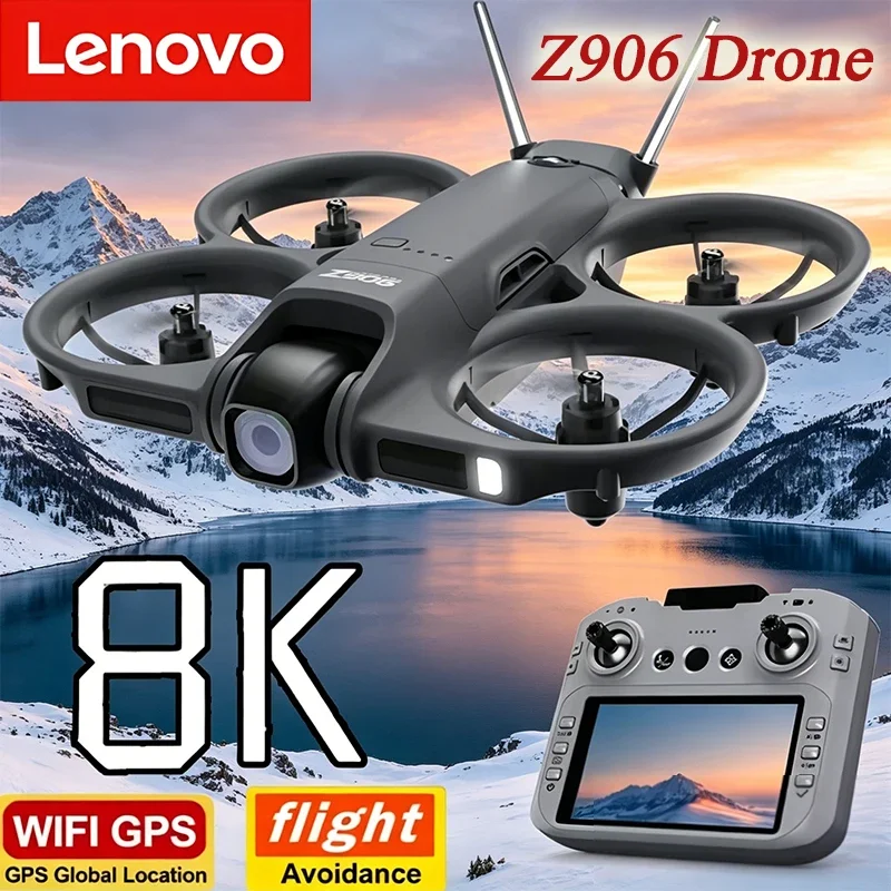 Lenovo Z906 Drone Professional 8K HD Dual Camera with Screen Brushless Motor Optical Flow Hover Obstacle Avoidance RC Quadcopter
Lenovo Z906 Drone Professional 8K HD Dual Camera with Screen Brushless Motor Optical Flow Hover Obstacle Avoidance RC Quadcopter