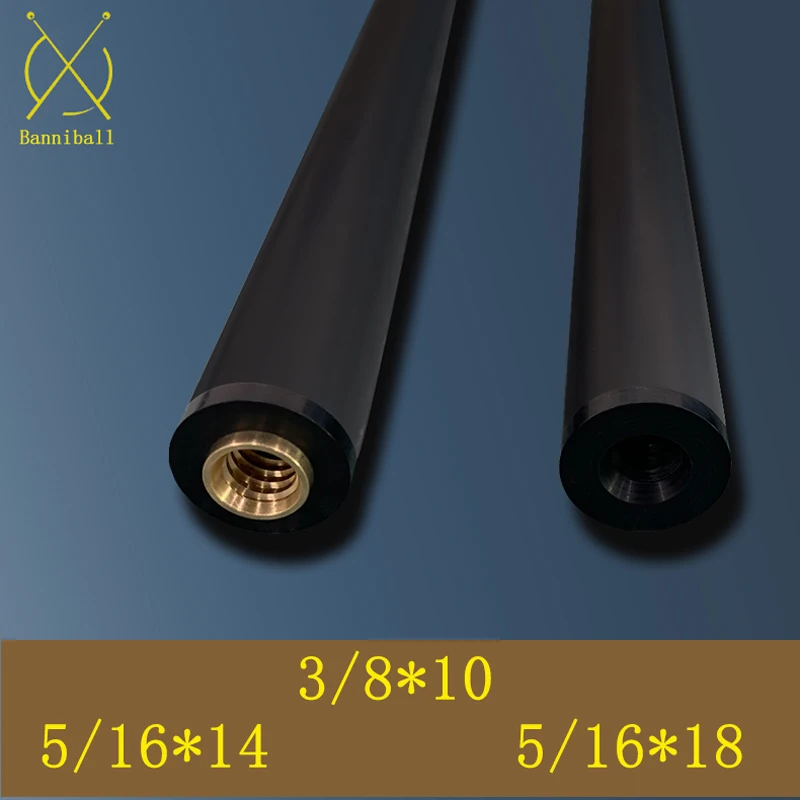 Pool Cue (3/8*10)(5/16*14)(5/16*18) Joint 12.4&12.8mmTip OD Carbon Fiber Pool Cue Shaft Snooker Billiard Stick 741mm 29.17inch
Pool Cue (3/8*10)(5/16*14)(5/16*18) Joint 12.4&12.8mmTip OD Carbon Fiber Pool Cue Shaft Snooker Billiard Stick 741mm 29.17inch