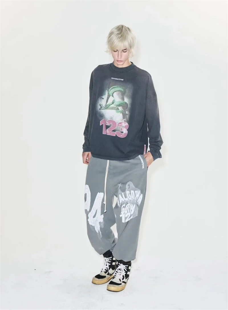 RRR123 Винтажная хлопковая футболка с длинными рукавами и круглым вырезом с принтом «Warrior Snake», повседневный свободный модный топ
RRR123 Винтажная хлопковая футболка с длинными рукавами и круглым вырезом с принтом «Warrior Snake», повседневный свободный модный топ