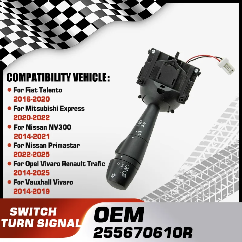 Переключатель указателя поворота для Fiat Talento Mitsubishi Express Nissan NV300 Nissan Primastar Opel Vivaro Renault Trafic Vauxhall Vivaro
Переключатель указателя поворота для Fiat Talento Mitsubishi Express Nissan NV300 Nissan Primastar Opel Vivaro Renault Trafic Vauxhall Vivaro