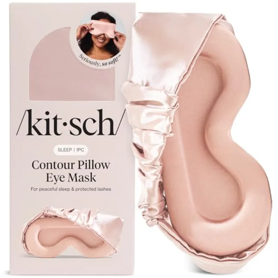 Contour Pillow Eye Mask Softer Than Silk Eye Masks for Sleep, Blindfold Sleep Masks for Women and Men, No Eye Pressure, Lightwe
Contour Pillow Eye Mask Softer Than Silk Eye Masks for Sleep, Blindfold Sleep Masks for Women and Men, No Eye Pressure, Lightwe