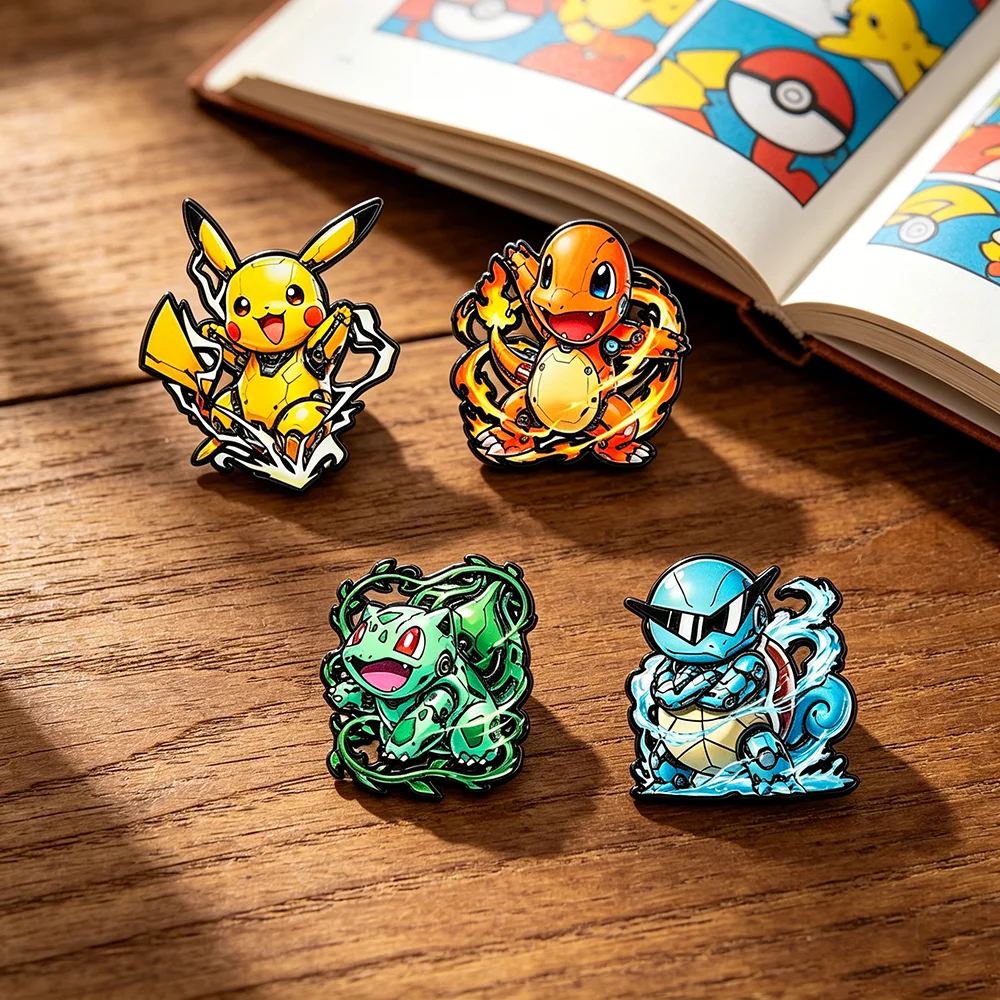 8pcs Fantasy Creature Themed Hard Enameled Pin Set Collectible Monster Badges for Fashion Accessory Bag & Clothing Decoration
8pcs Fantasy Creature Themed Hard Enameled Pin Set Collectible Monster Badges for Fashion Accessory Bag & Clothing Decoration