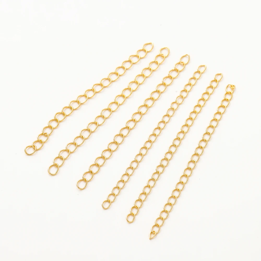20Pcs/Lot 2.9/3.8mm 14K/18K Gold Plated Brass Charm Necklace Tail Chain for DIY Jewelry Bracelet Making Findings Accessories
20Pcs/Lot 2.9/3.8mm 14K/18K Gold Plated Brass Charm Necklace Tail Chain for DIY Jewelry Bracelet Making Findings Accessories