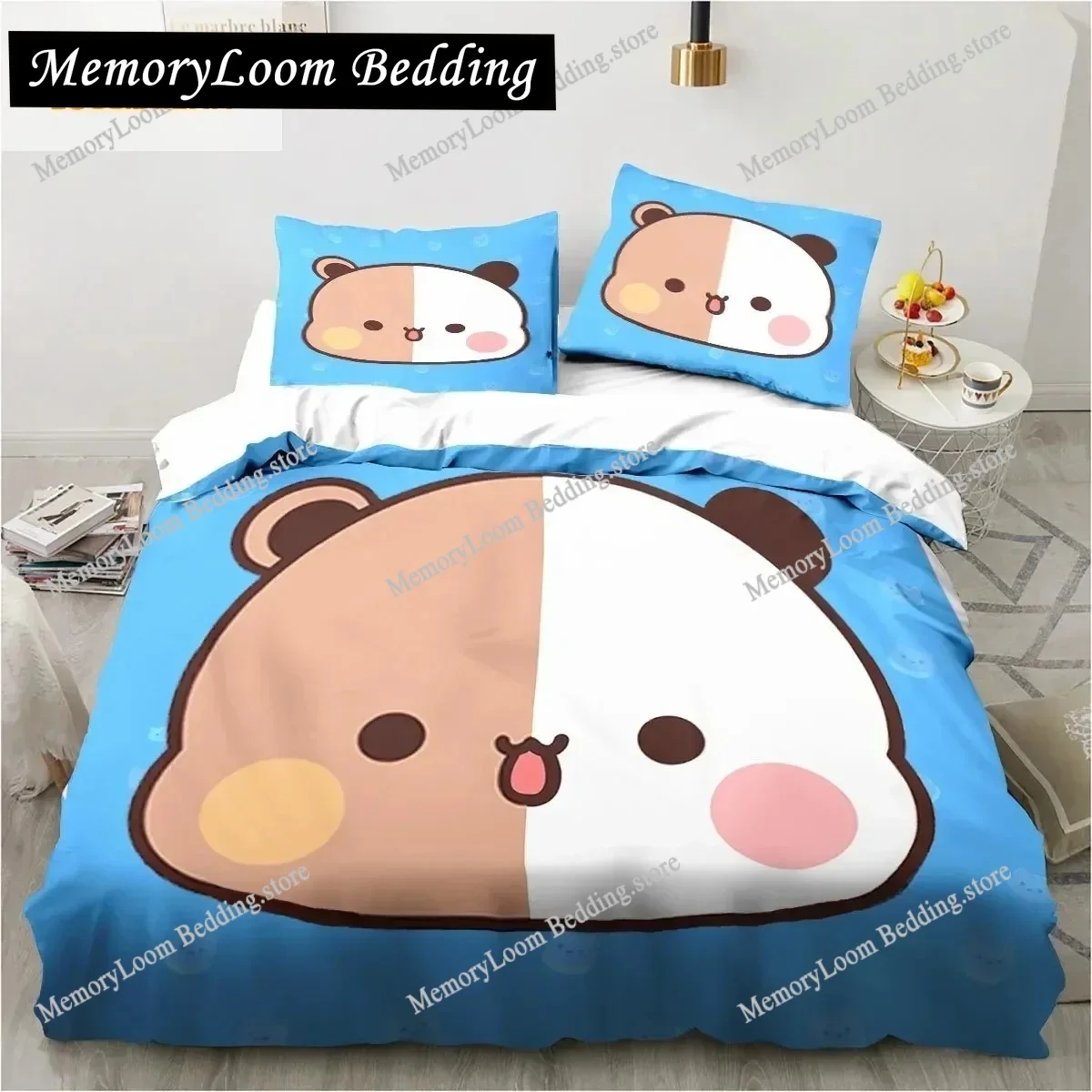 3D Bubu Dudu Cartoon Cute Bear Kawaii Christmas Gift King Twin Double Child Bedding Set Microfiber or Polyester Duvet Cover Set
3D Bubu Dudu Cartoon Cute Bear Kawaii Christmas Gift King Twin Double Child Bedding Set Microfiber or Polyester Duvet Cover Set
