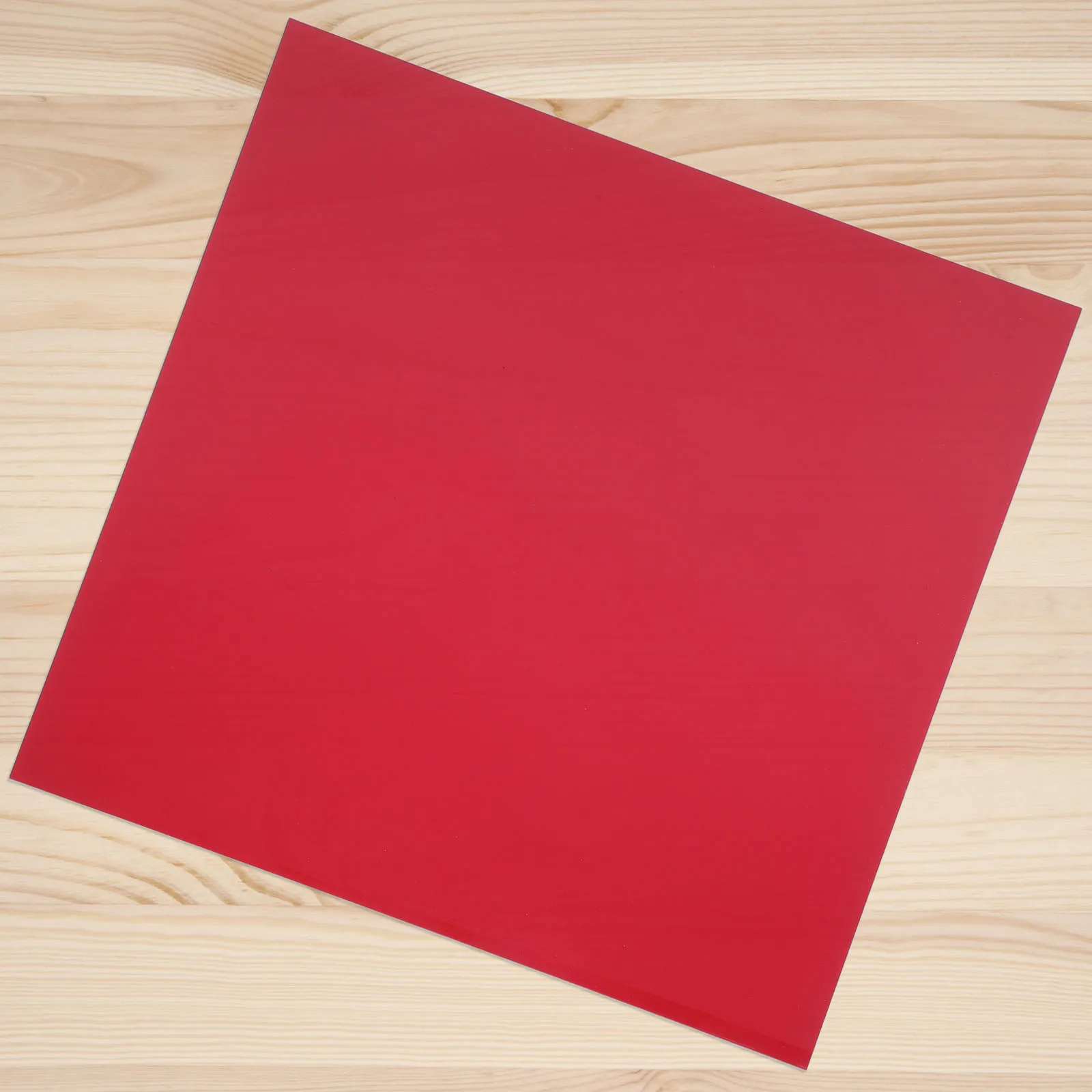 Red Acrylic Sheet Translucent Plastic Sheets for Crafting Furniture Display Stands Clear Cutting Board Square Shape Colored
Red Acrylic Sheet Translucent Plastic Sheets for Crafting Furniture Display Stands Clear Cutting Board Square Shape Colored