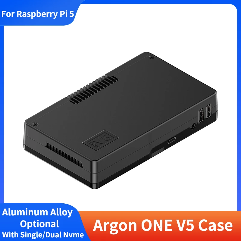 Корпус Argon ONE V5, прочный корпус из алюминиевого сплава, улучшенная система охлаждения для Raspberry Pi 5
Корпус Argon ONE V5, прочный корпус из алюминиевого сплава, улучшенная система охлаждения для Raspberry Pi 5