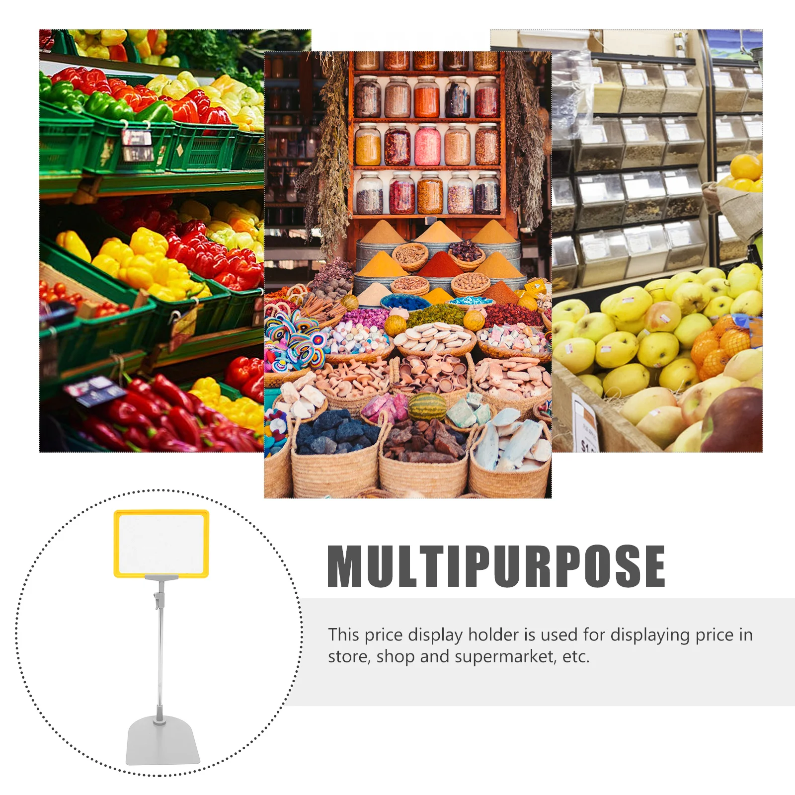 1pcs Price Display Holder Lightweight For Supermarket Store Fruit Shop Shelf Label Stand Multi-Function Tag Rack
1pcs Price Display Holder Lightweight For Supermarket Store Fruit Shop Shelf Label Stand Multi-Function Tag Rack