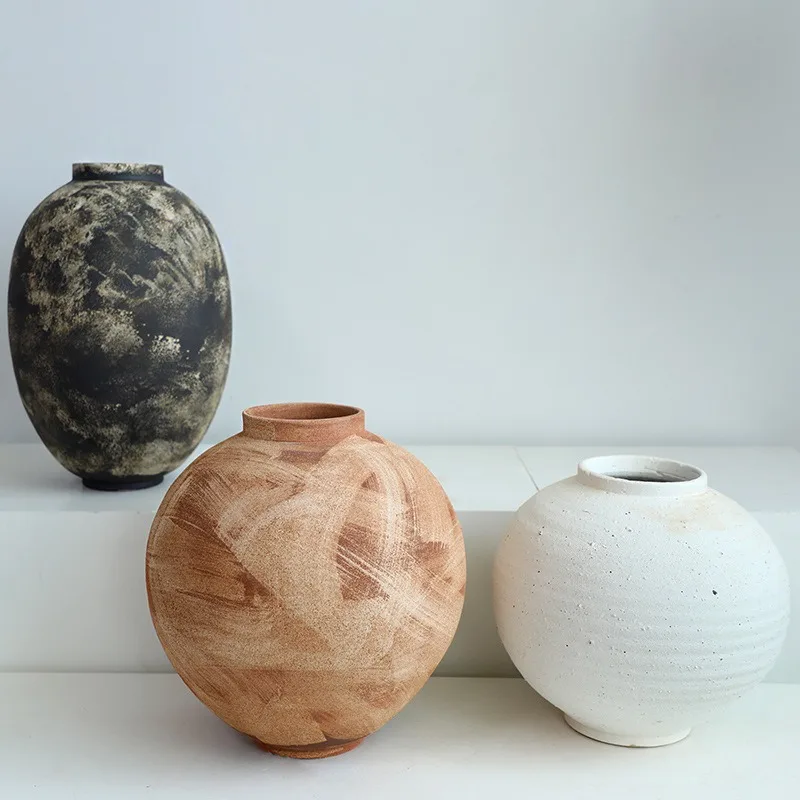 Jingdezhen retro clay pot oil painting style pottery vase ornament living room flower arrangement wabi sandy wind Nordic home
Jingdezhen retro clay pot oil painting style pottery vase ornament living room flower arrangement wabi sandy wind Nordic home