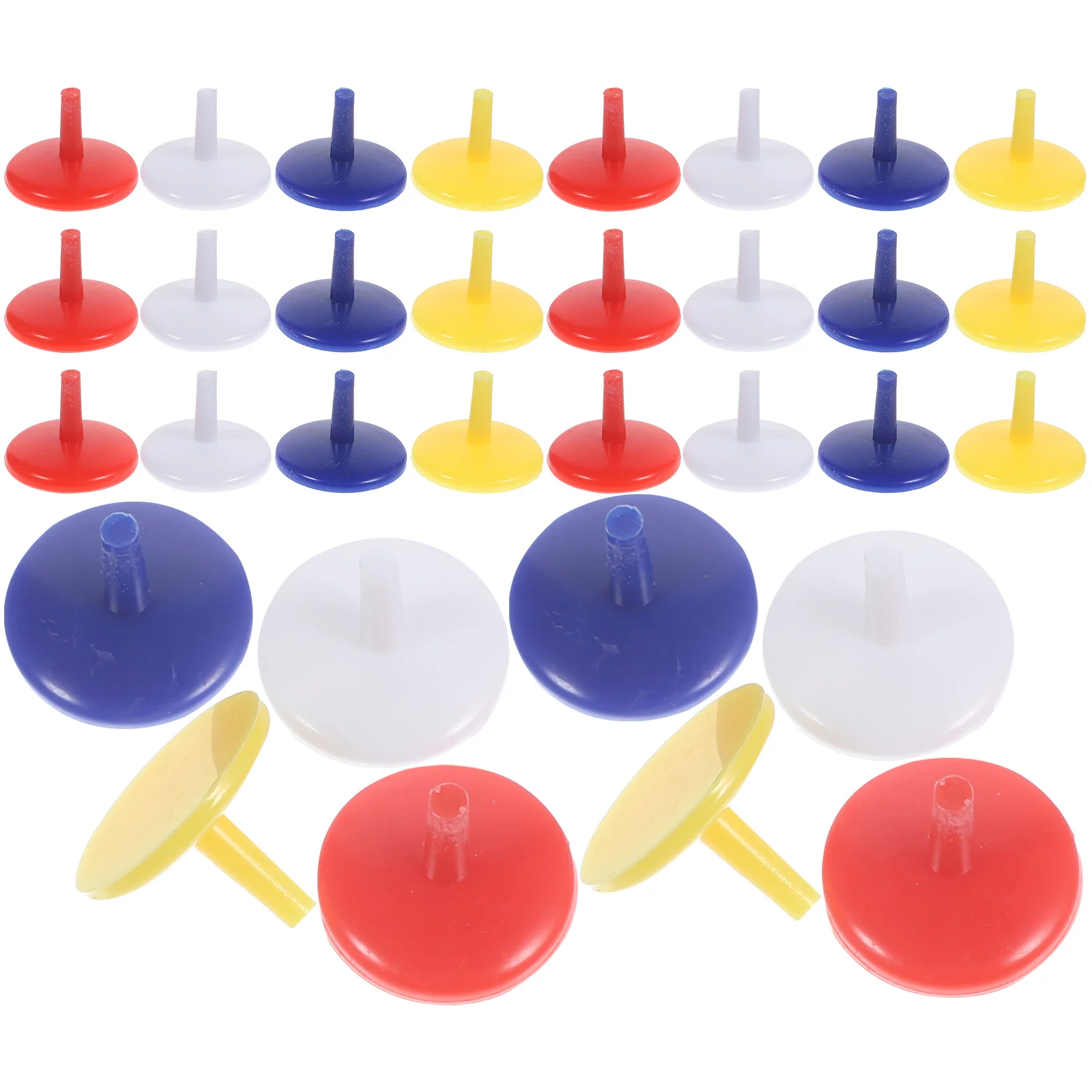 50pcs Golf Ball Markers Durable Plastic Round 0 71 Inch Diameter Assorted Colors Perfect for Golf Training Accessories
50pcs Golf Ball Markers Durable Plastic Round 0 71 Inch Diameter Assorted Colors Perfect for Golf Training Accessories