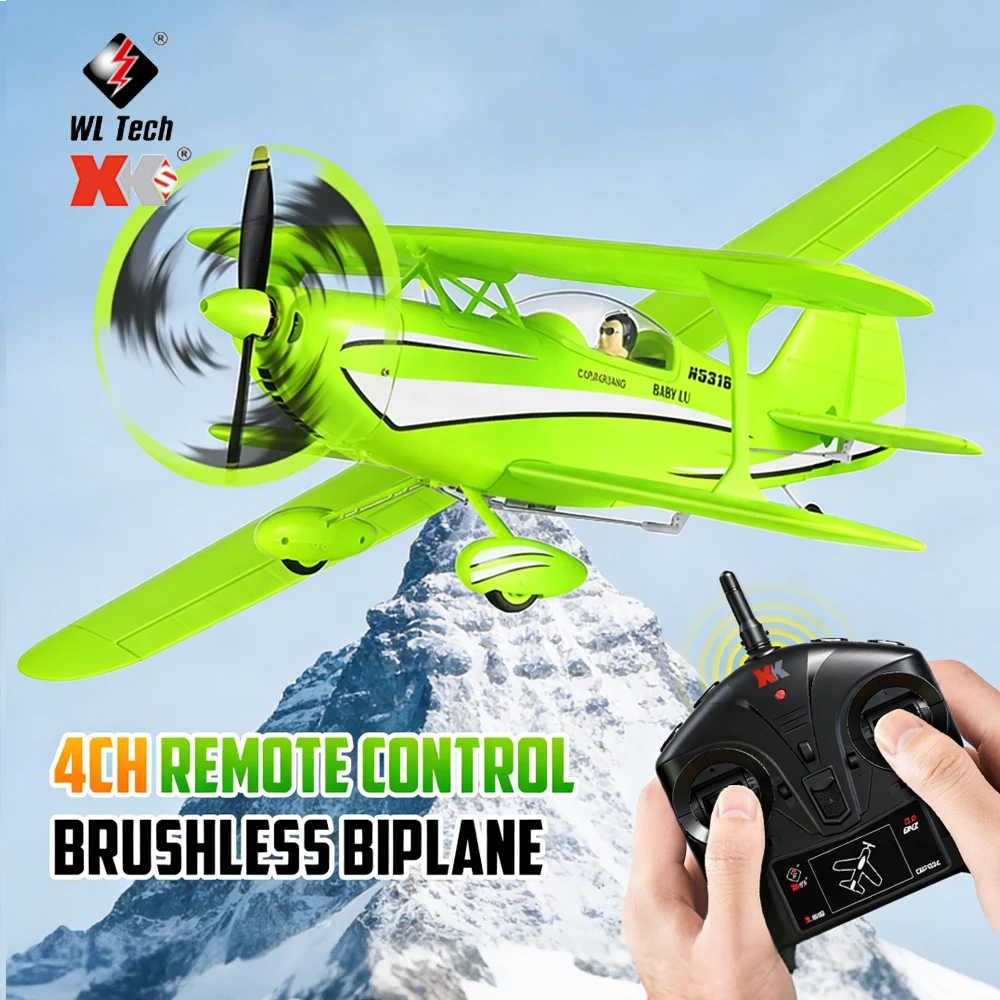Wltoys A310 Rc Plane Airplanes 4Ch Brushless Remote Control Aircraft Foam Fixed-Wing Model Toy Helicopter Outdoor Games Boys
Wltoys A310 Rc Plane Airplanes 4Ch Brushless Remote Control Aircraft Foam Fixed-Wing Model Toy Helicopter Outdoor Games Boys