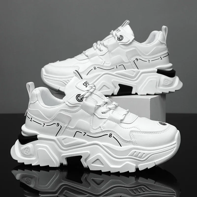 Men's thick soled casual sports shoes four season new outdoor soft soled comfortable running shoes versatile students sneakers
Men's thick soled casual sports shoes four season new outdoor soft soled comfortable running shoes versatile students sneakers